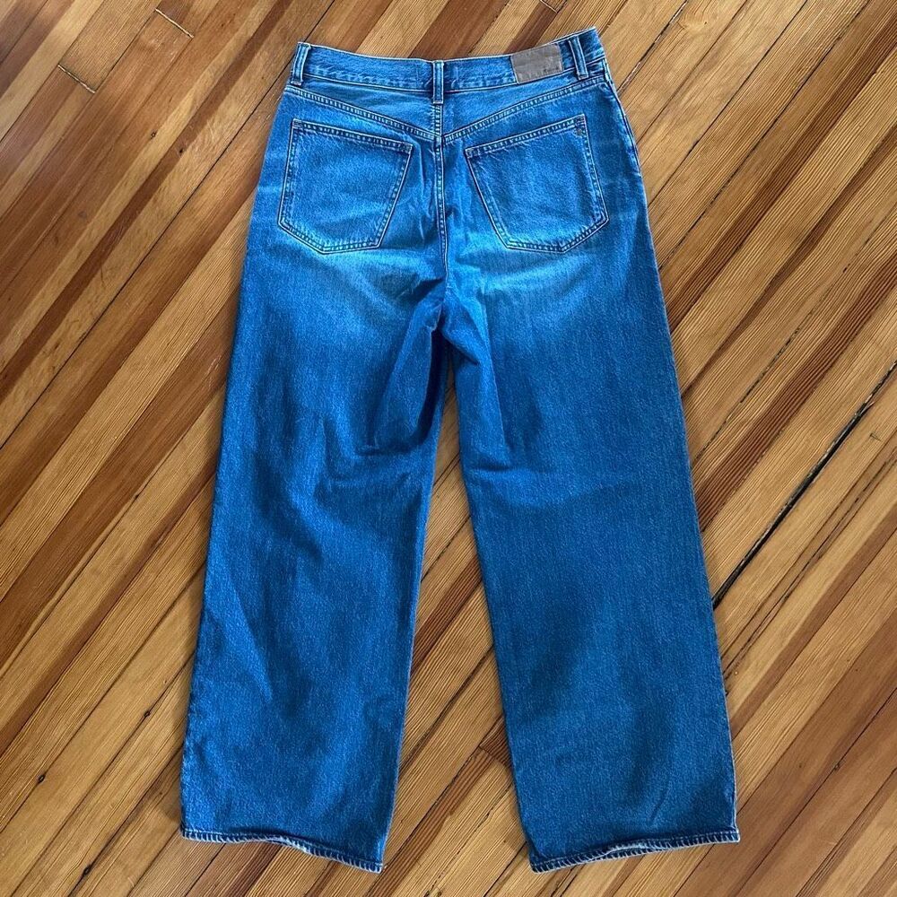 Madewell Superwide-Leg Jeans in Fannin Wash Size 29 - Picture 3 of 8